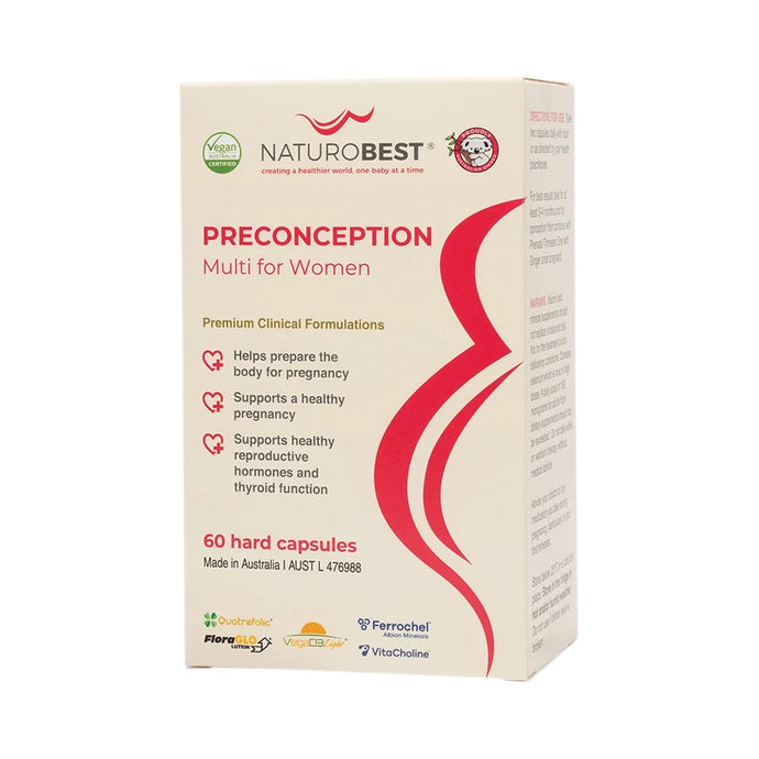 NaturoBest Preconception Multi for Women 60c