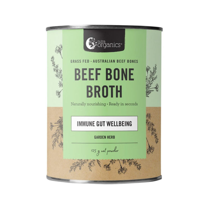 Nutra Organics Bone Broth Beef Garden Herb 125g