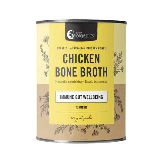 Nutra Organics Bone Broth Chicken Organic Turmeric 125g