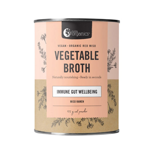 Nutra Organics Broth Vegetable table Miso Ramen 125g