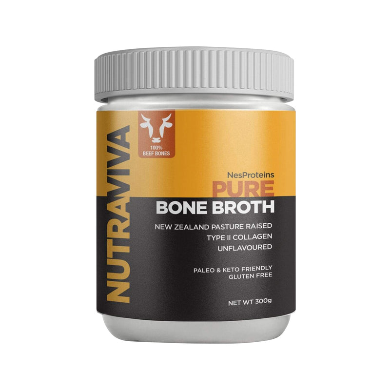 Load image into Gallery viewer, Nutraviva Bone Broth Pure (Beef) Unflavoured 300g
