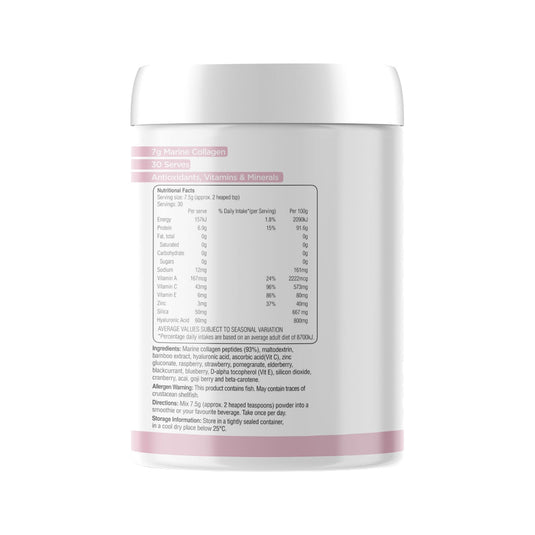 Nutraviva Simply Beautiful Beauty Collagen Marine Formula Unflavoured 225g