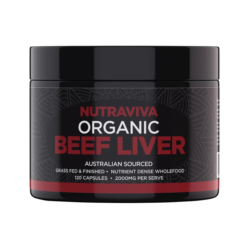 Load image into Gallery viewer, Nutraviva Organic Beef Liver 120c
