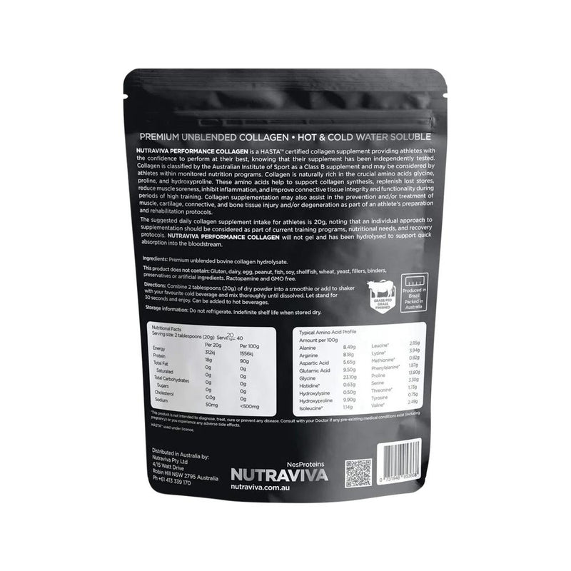 Load image into Gallery viewer, Nutraviva Performance Collagen (Beef) Unflavoured 400g
