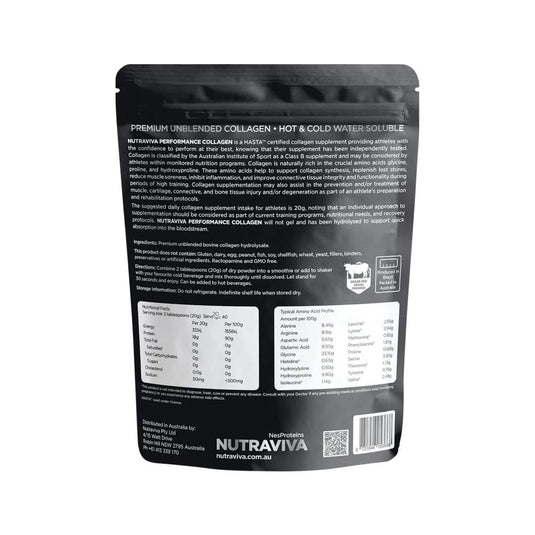 Nutraviva Performance Collagen (Beef) Unflavoured 400g