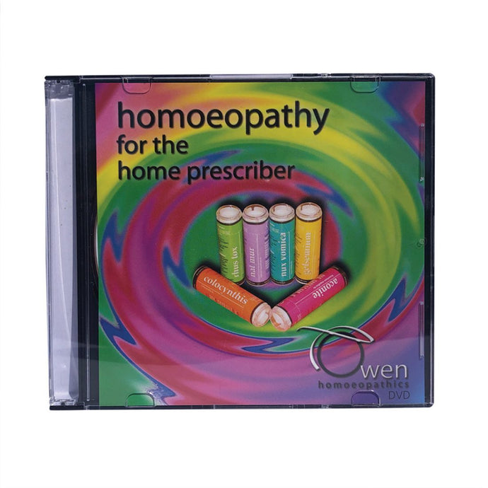 Owen Homoeopathics DVD Homoeopathy for the Home Prescriber