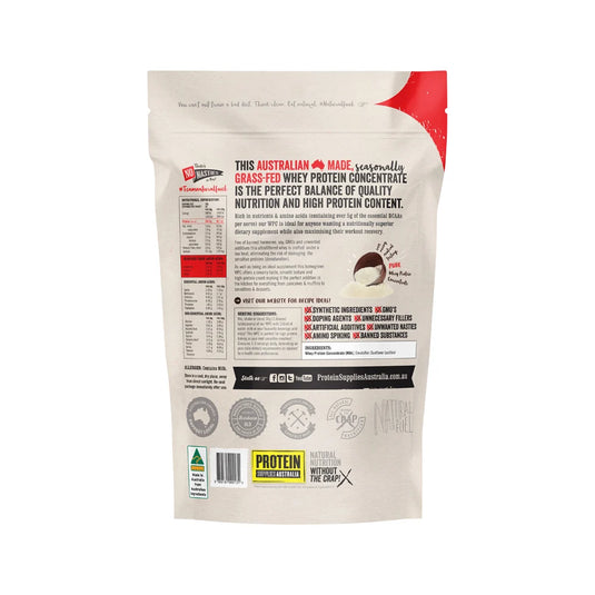 Protein Supplies Australia Protein WPC (Australian Grass Fed Whey) Pure 1kg