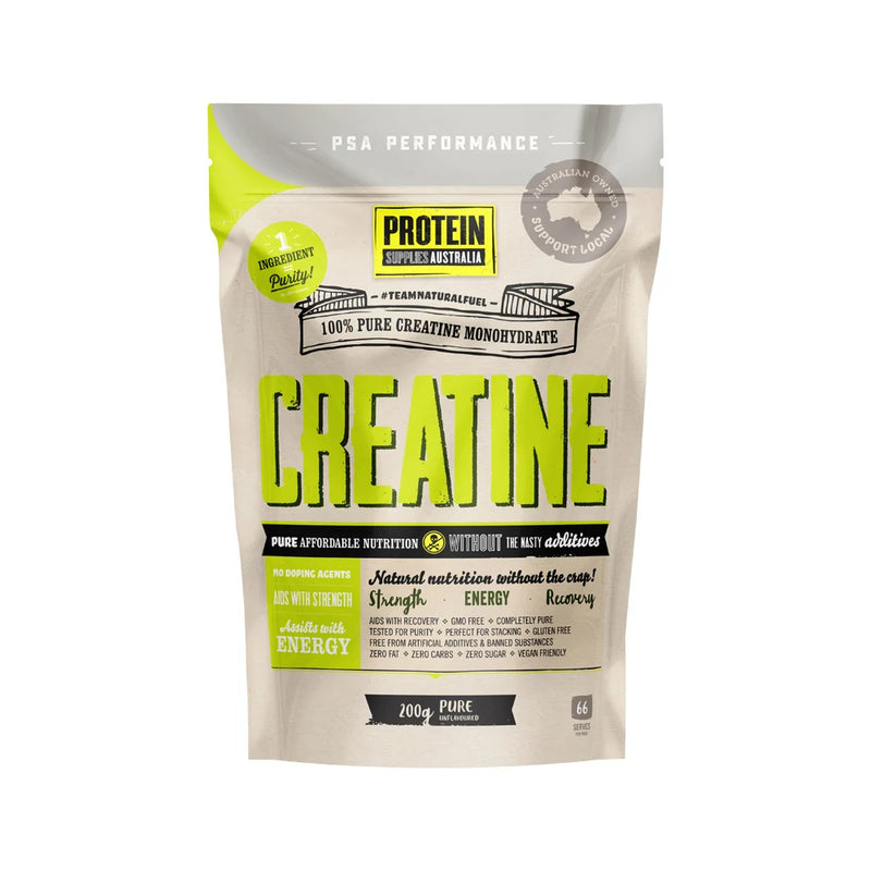 Load image into Gallery viewer, Protein Supplies Australia (Performance) Creatine Pure 200g
