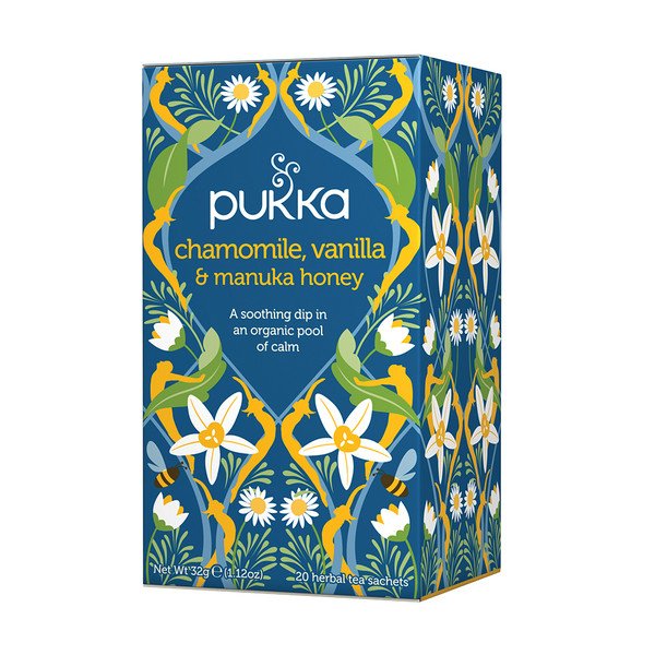 Pukka Chamomile Vanilla & Manuka Honey x 20 Tea Bags