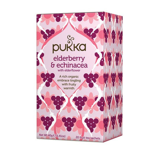 Pukka Elderberry & Echinacea x 20 Tea Bags