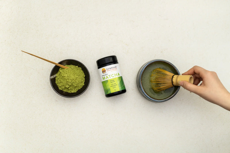 Load image into Gallery viewer, Matcha Japanese Organic Ceremonial Grade - Sunbear Health - 70g
