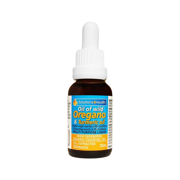 Solutions 4 Health Oil of Wild Oregano and Turmeric Oil 25ml