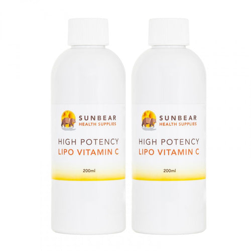 High Potency Lipo Vitamin C - Berry - 200ml x 2 bottles - Sunbear Health Supplies