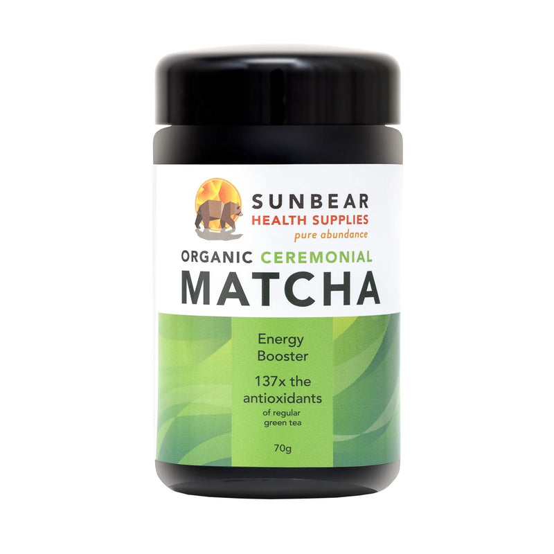 Load image into Gallery viewer, Matcha Japanese Organic Ceremonial Grade - Sunbear Health - 70g
