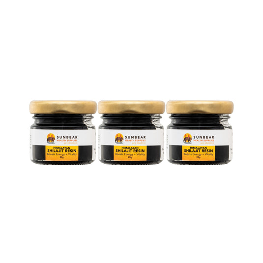 Sunbear Himalayan Shilajit Resin 20g x3