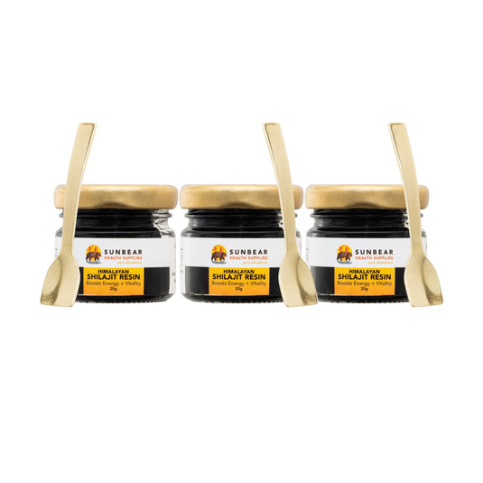 Sunbear Himalayan Shilajit Resin 20g x3