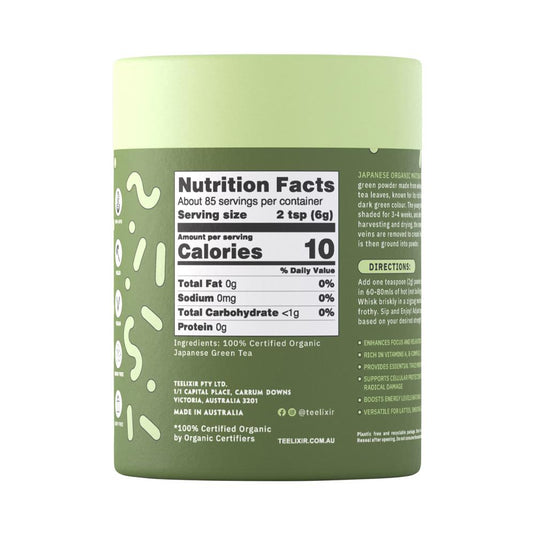 Teelixir Ceremonial Grade Matcha 100g