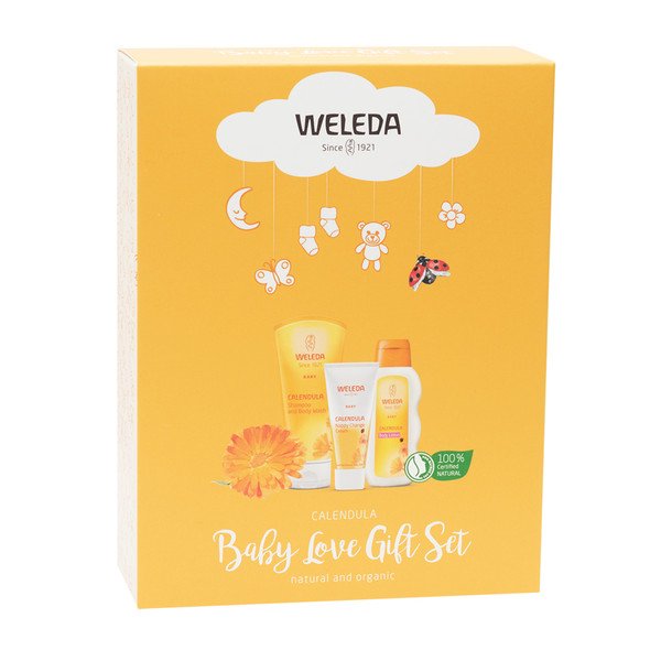 Weleda Baby Love Gift Set Calendula (3 x Full Size)