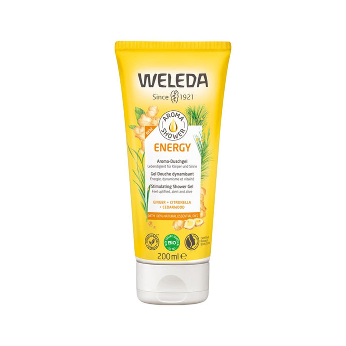 Weleda Shower Gel Aroma Energy (Ginger + Citronella + Cedarwood) 200ml