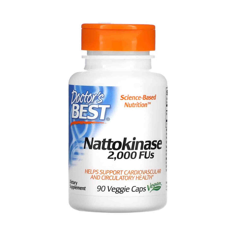 Load image into Gallery viewer, Doctor&#39;s Best, Nattokinase, 2,000 FUs, 90 Veggie Caps
