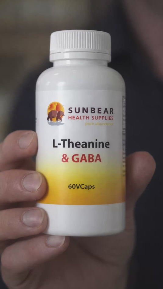 Sunbear Health Supplies - L-Theanine & Gaba 500 - 60VCaps