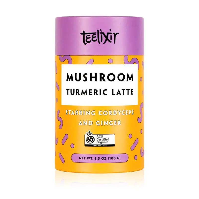 Load image into Gallery viewer, Teelixir Mushroom Turmeric Latte Cordyceps
